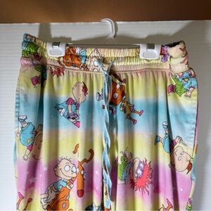 Nickelodeon Rugrats Pants  Sz Medium - Tommy, Chuckie, Angelica Multi Colored